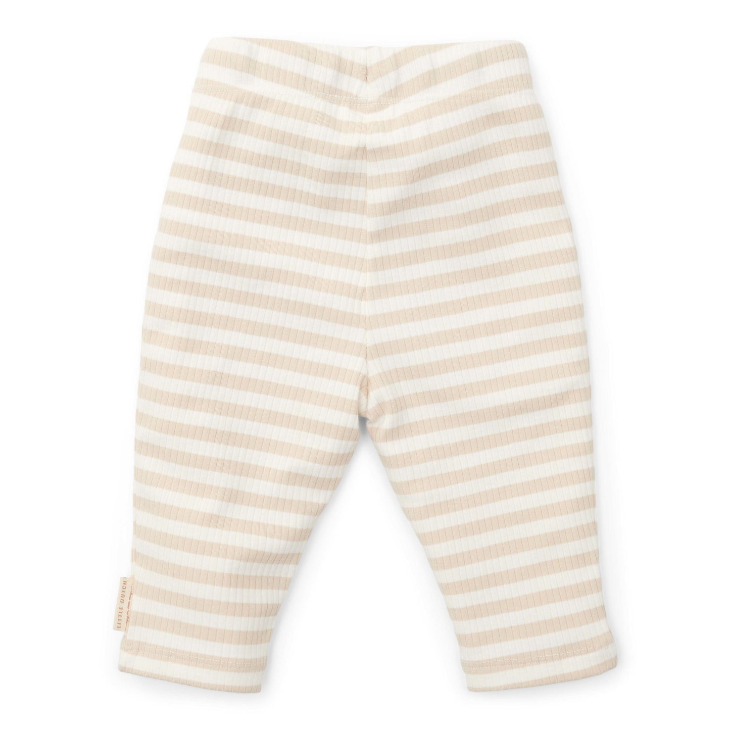 broekje, stripe sand/white - LITTLE DUTCH