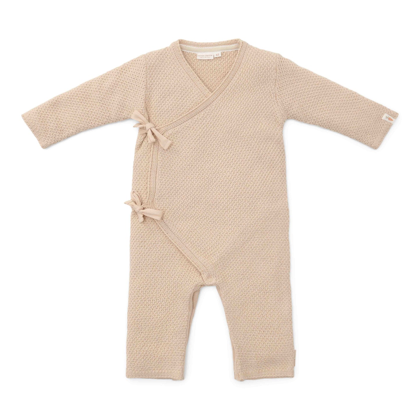 jumpsuit gebreid, sand - LITTLE DUTCH