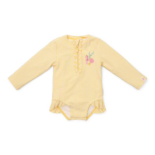 UV badpak ocean treasures, yellow - LITTLE DUTCH