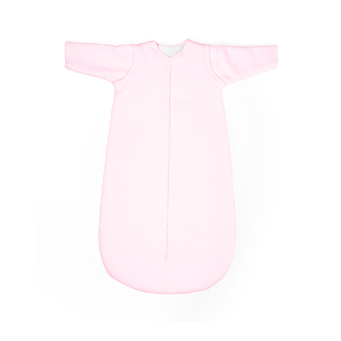 slaapzak 90 cm winter, chevron light pink - POETREE KIDS