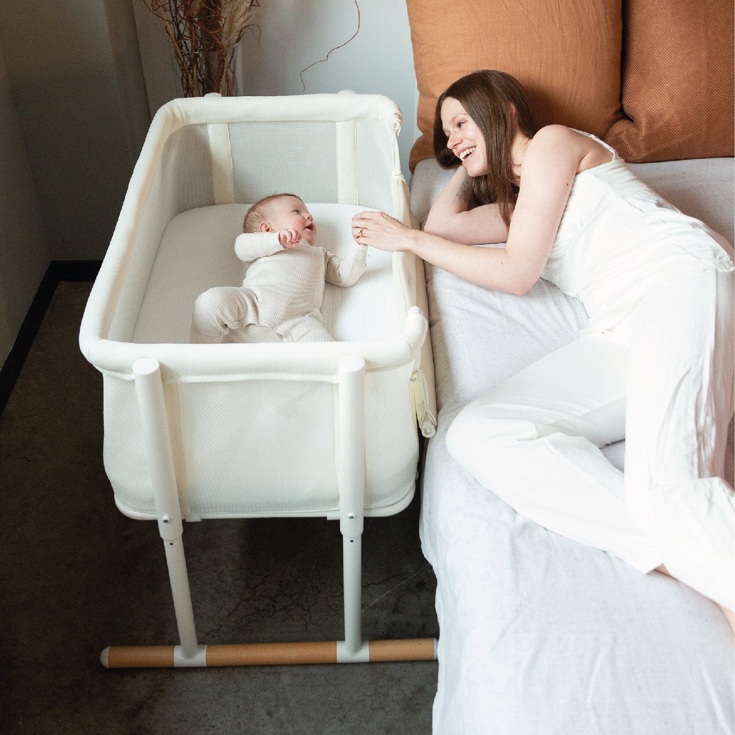 co-sleeper evolux, naturel wit - CHILDHOME