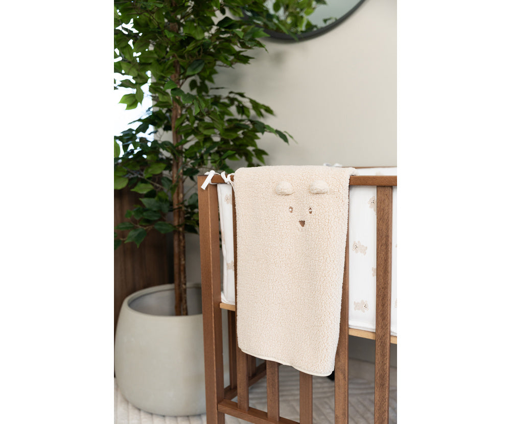 wiegdeken bear, creme - PERICLES