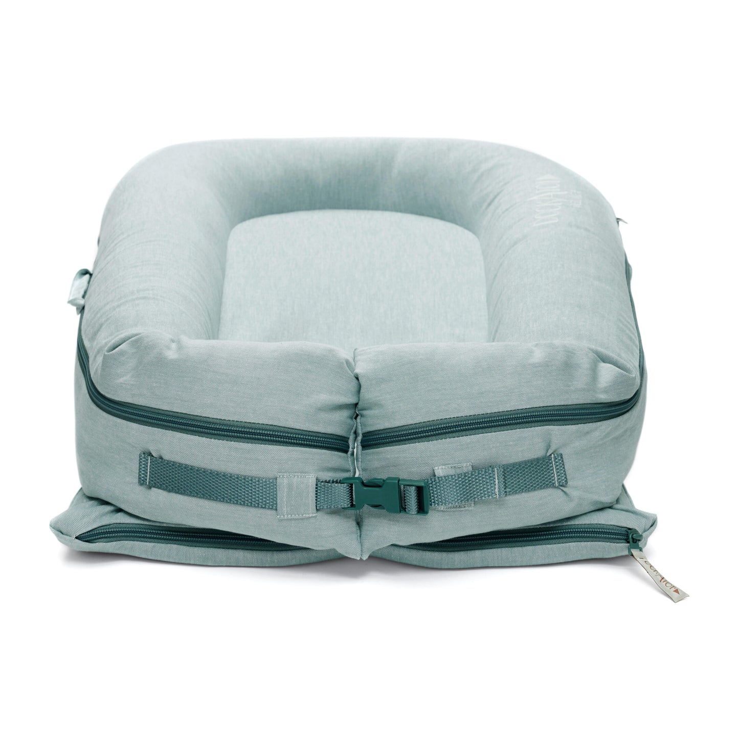 babynest deluxe+, trellis chambray - DOCKATOT