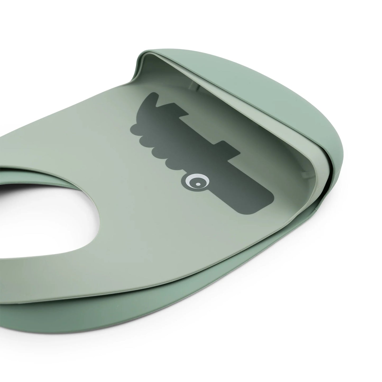 siliconen eetslab croco, 2-pack, green - DONE BY DEER