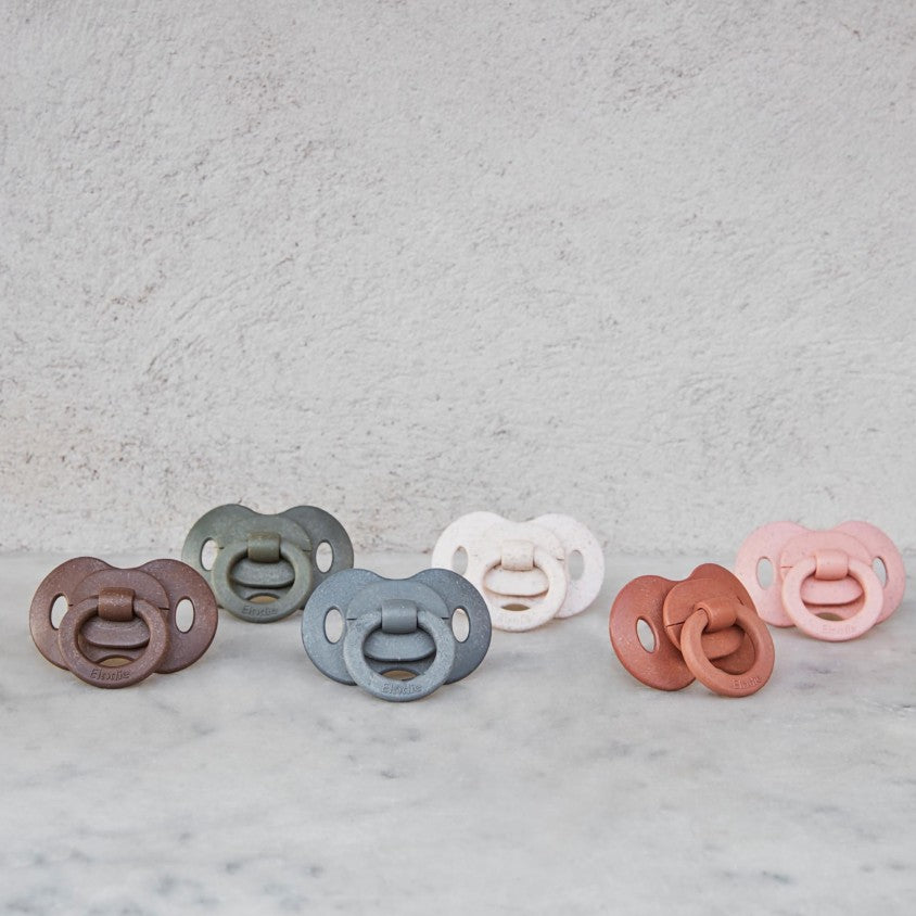 fopspeen bamboe +3m, lily white - ELODIE