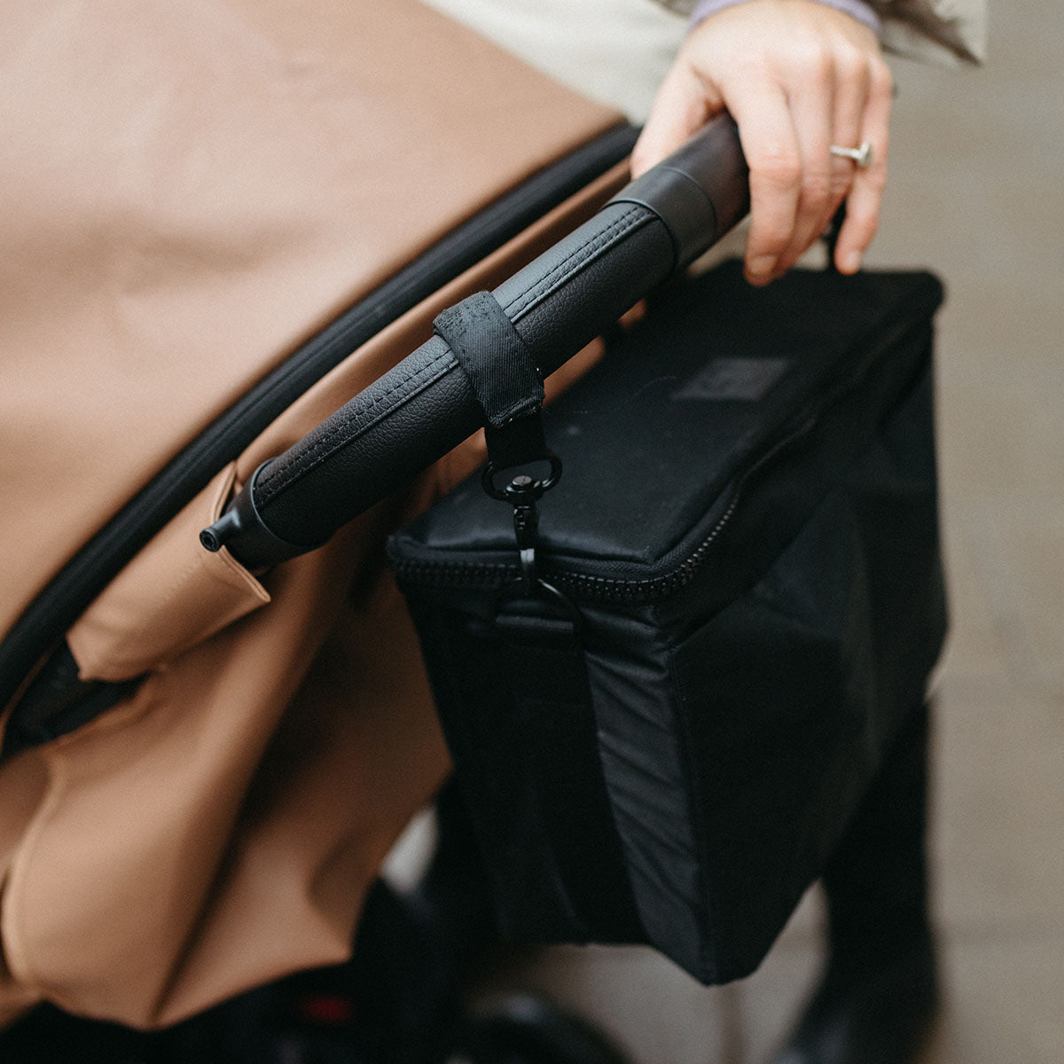 luiertas organiser, brilliant black - ELODIE