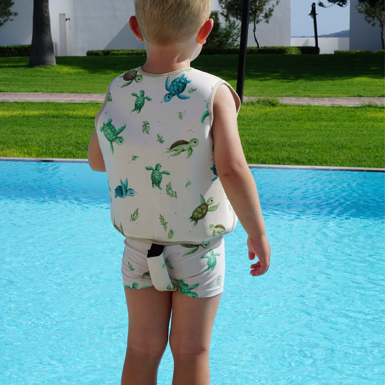 zwemvest, first swim - FILIBABBA