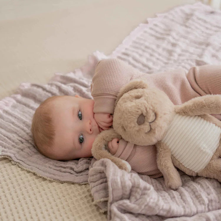 knuffel + geluid milo, brown - FLOW AMSTERDAM