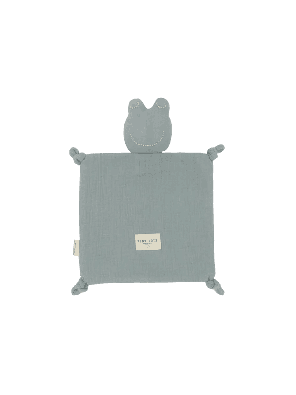doudou froggy, mint green - TINY TOTS