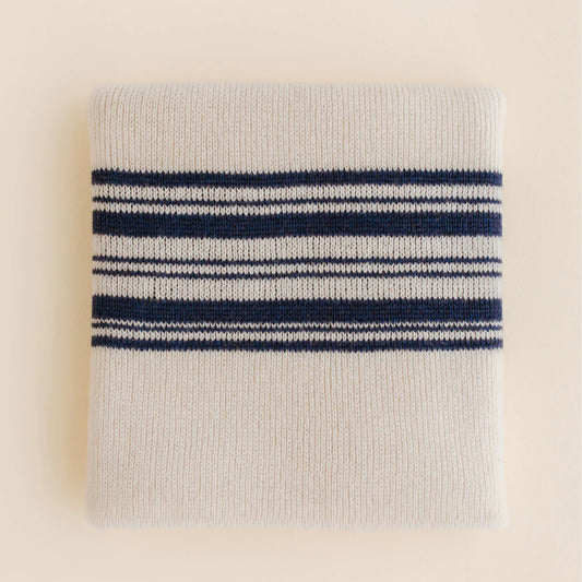 dekentje gilbert, blue - HVID