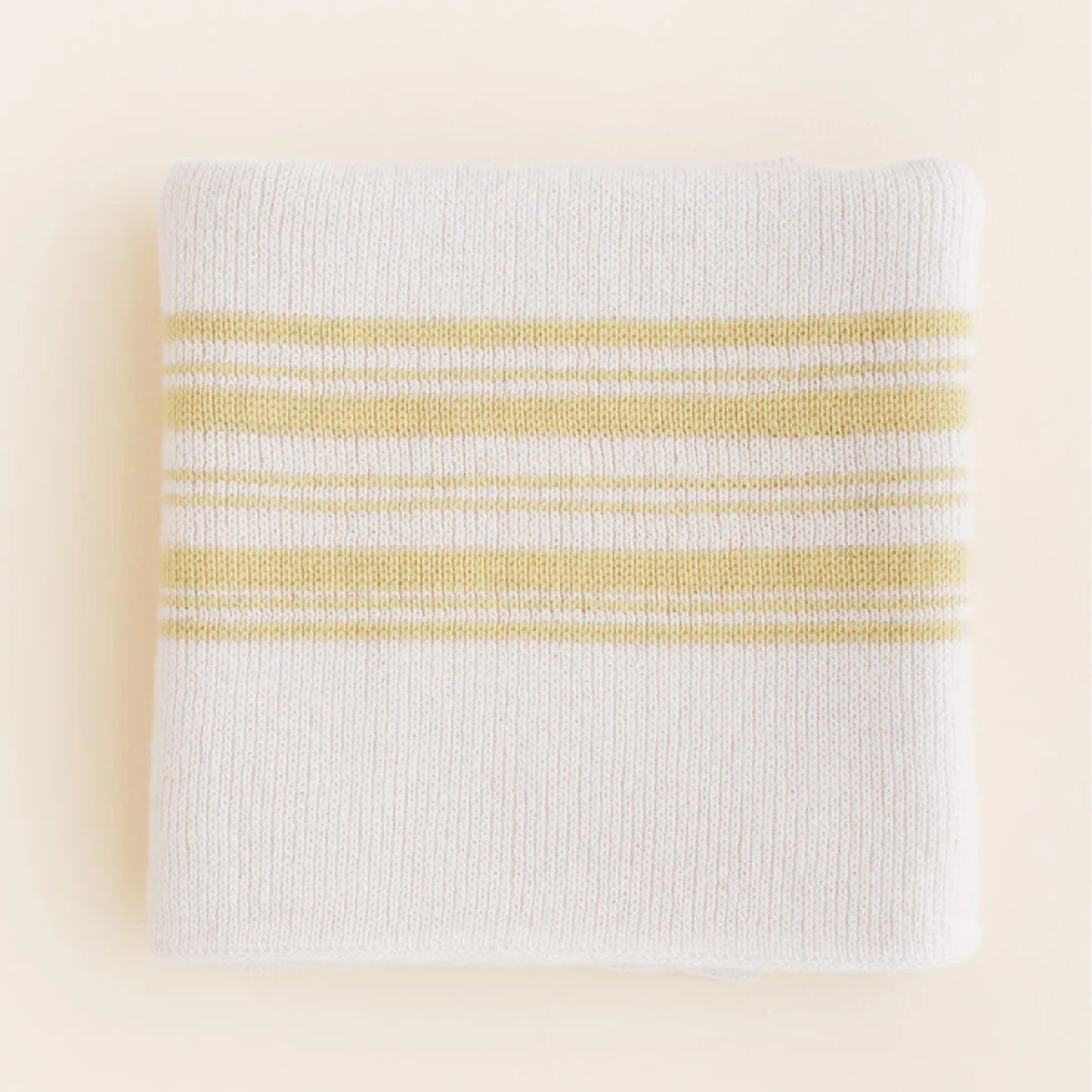 dekentje gilbert, light yellow - HVID