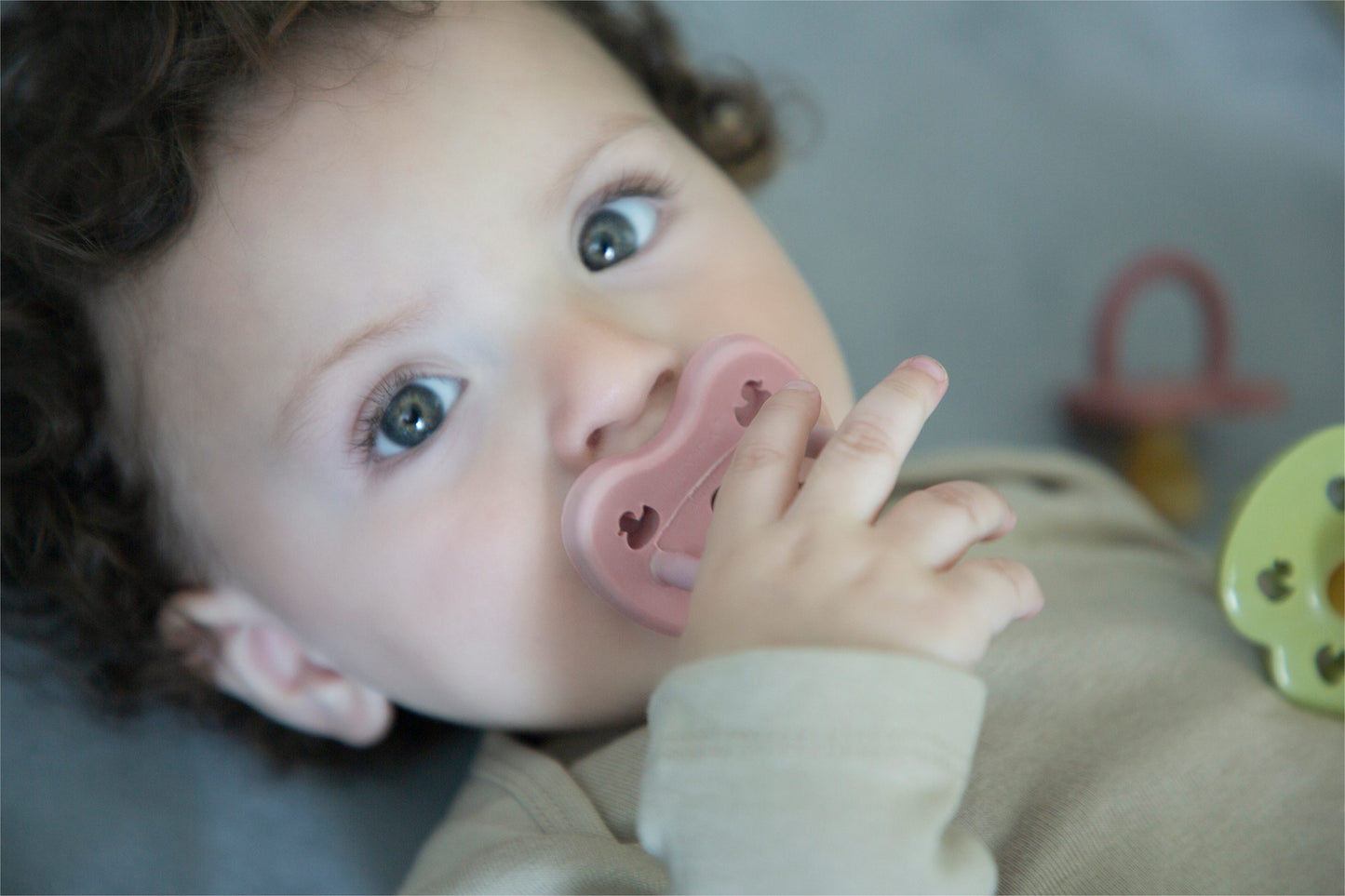 fopspeen, baby blush, 3-36 mnd. - HEVEA