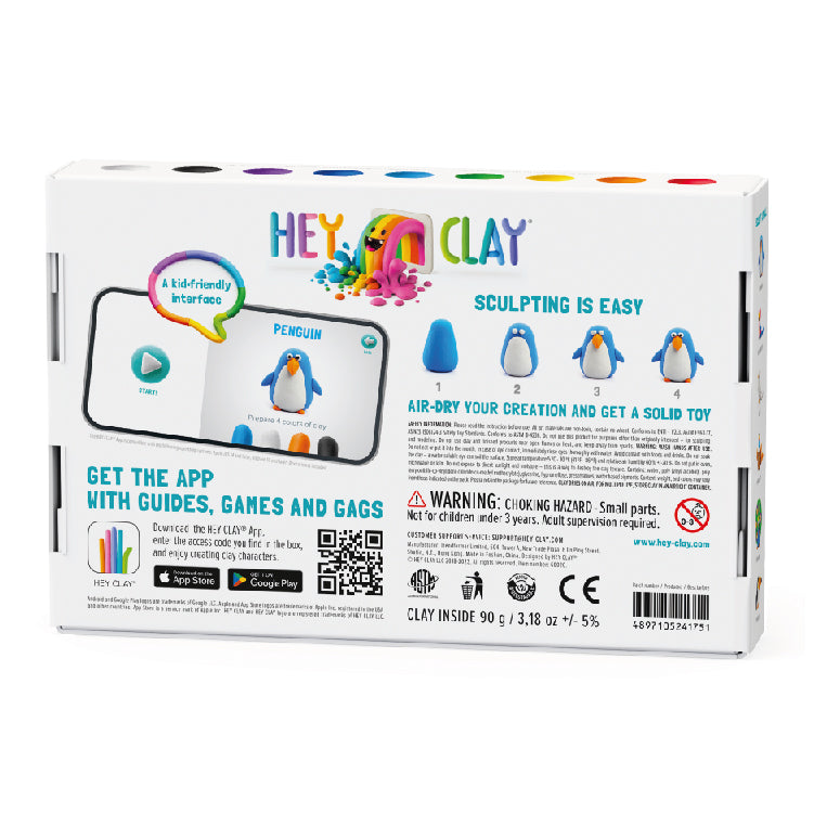 boetseerklei birds, 6 st. - HEY CLAY