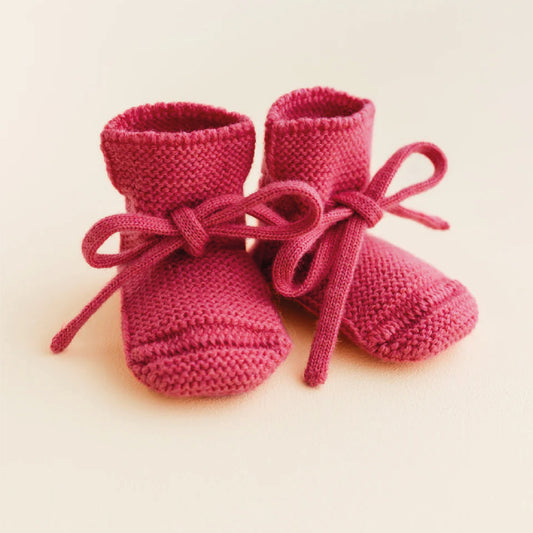 booties 0-9 mnd., lollipop - HVID