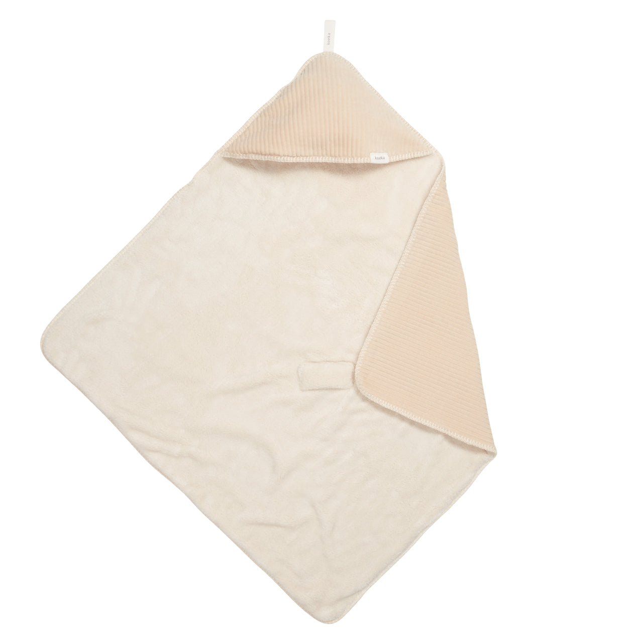 wikkeldeken vik teddy, sand - KOEKA