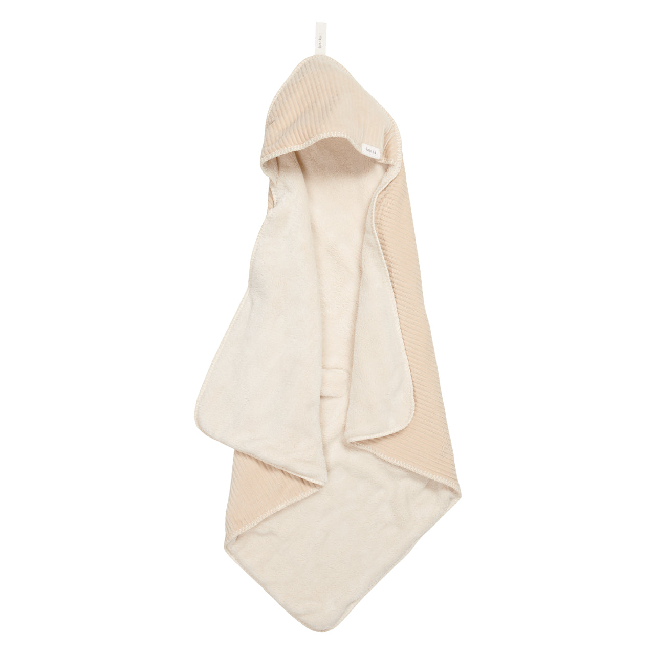 wikkeldeken vik teddy, sand - KOEKA