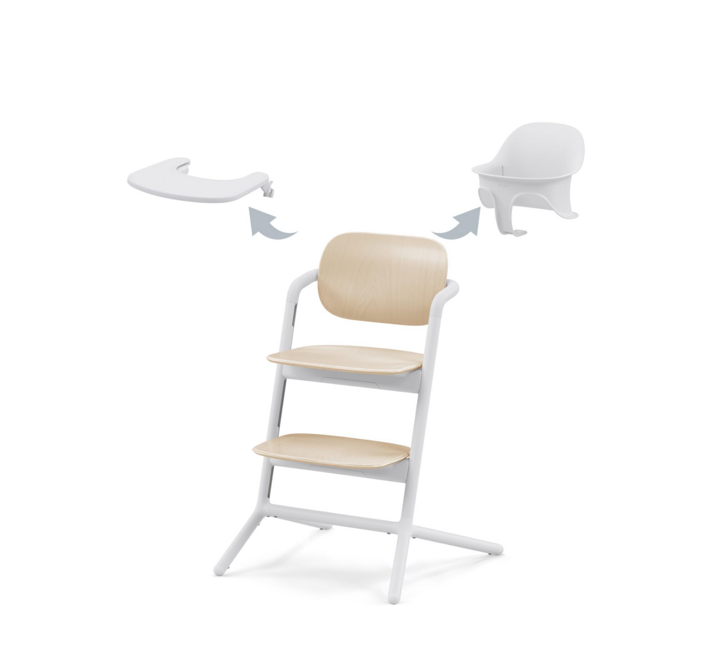 meegroeistoel LEMO 3-in-1, sand white - CYBEX
