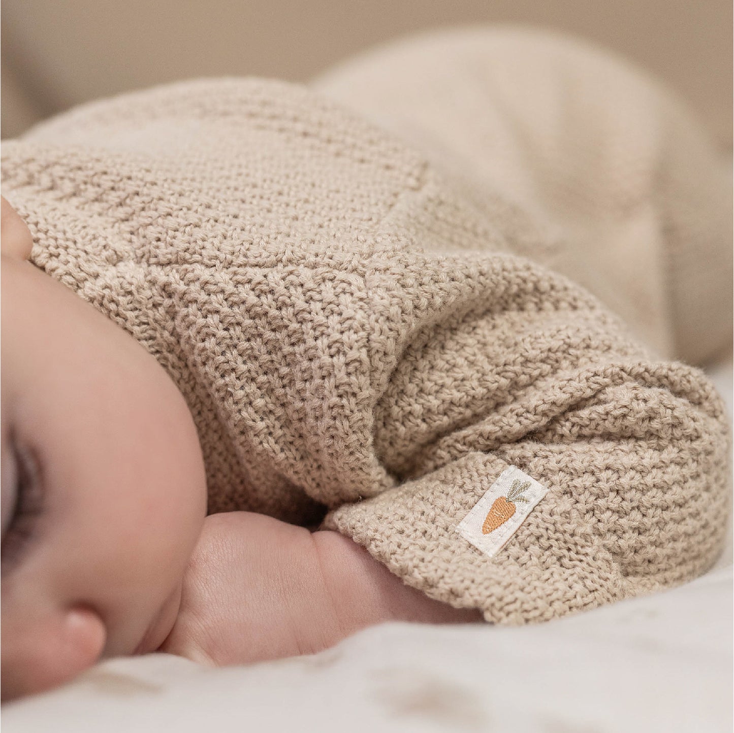 jumpsuit gebreid, sand - LITTLE DUTCH