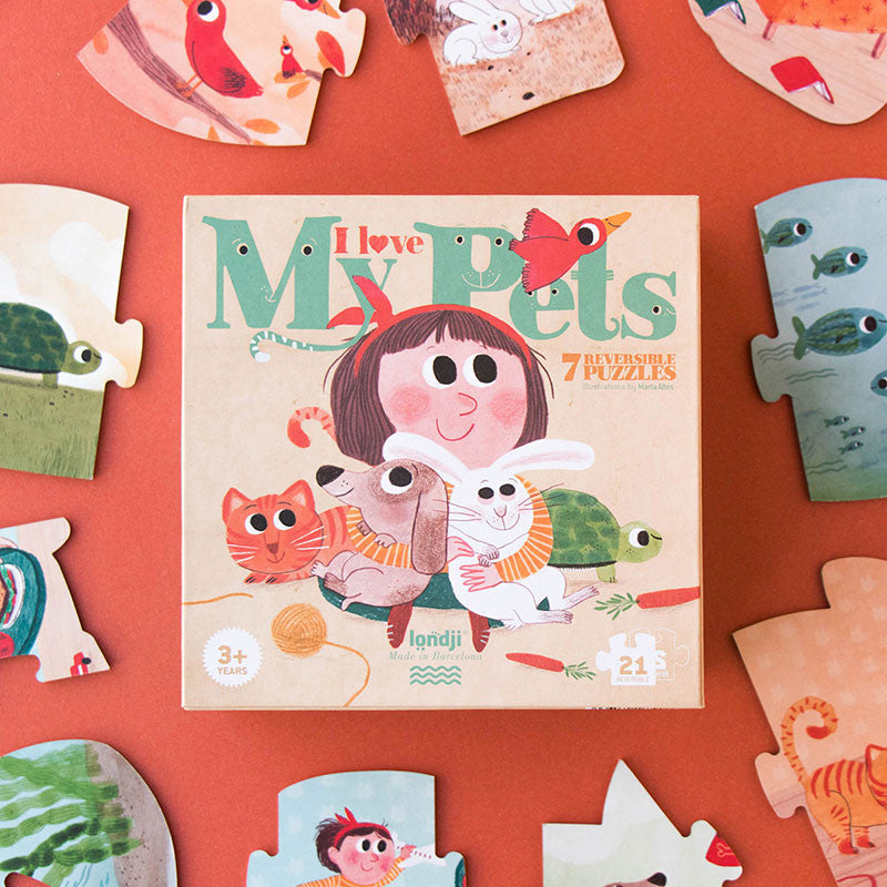 puzzel i love my pets - LONDJI