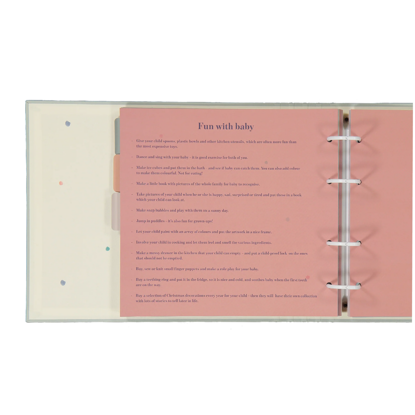 boek 'mijn eerste jaren' - SPECIALDAY