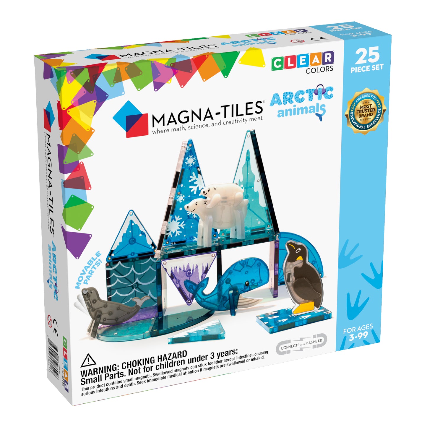 magnetische tegels 25 st., arctic animals – MAGNA TILES