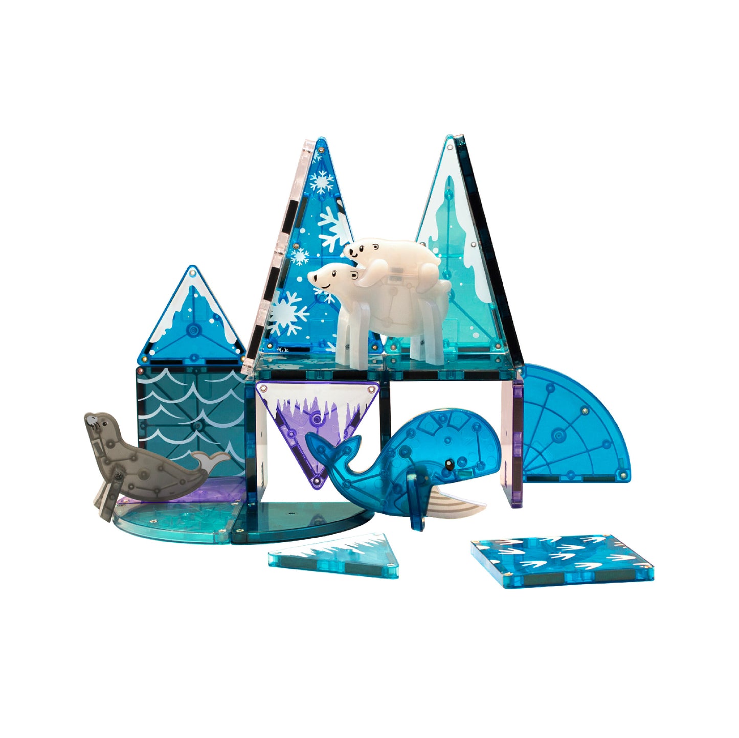 magnetische tegels 25 st., arctic animals – MAGNA TILES