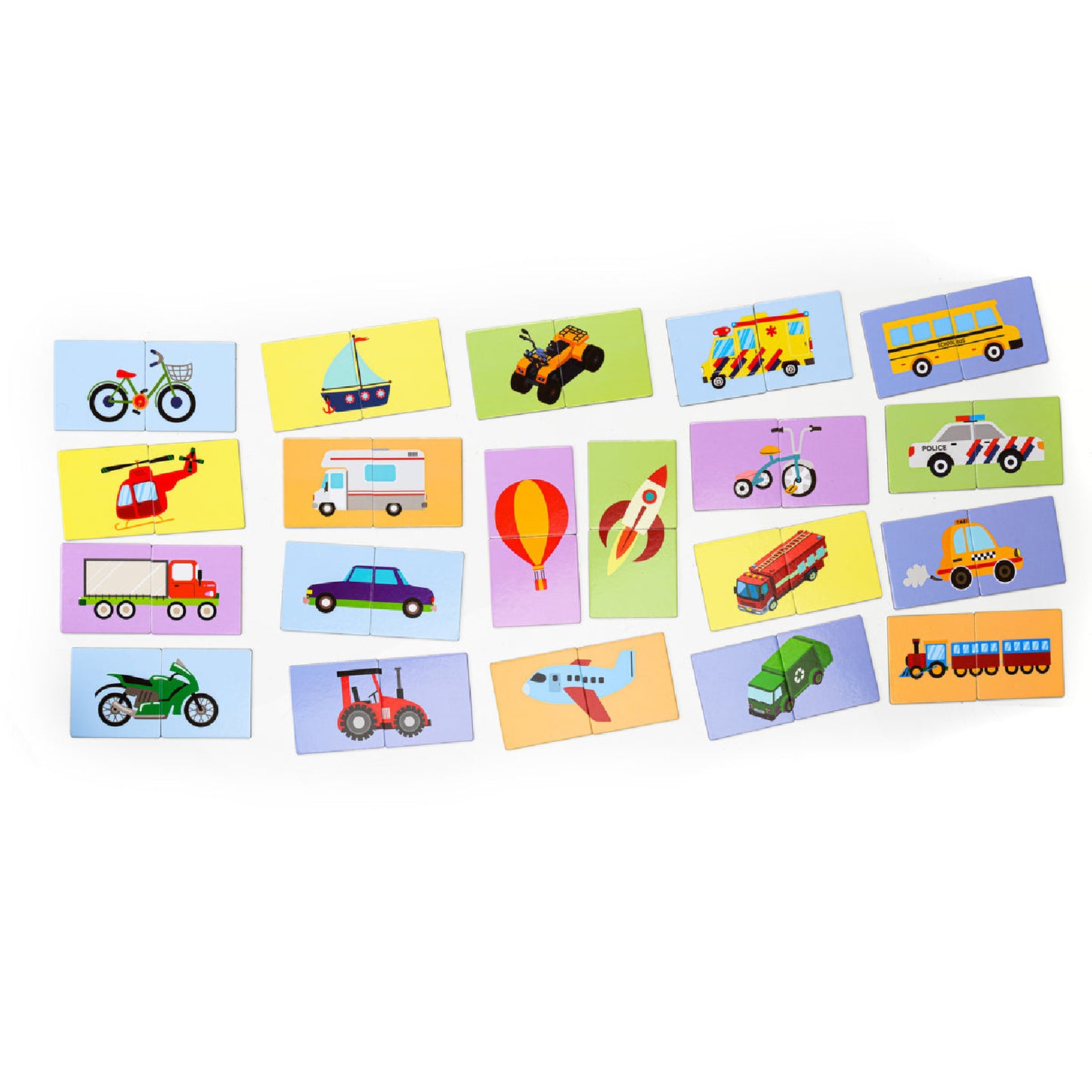 magnetische puzzel, transportation - KINDERLY