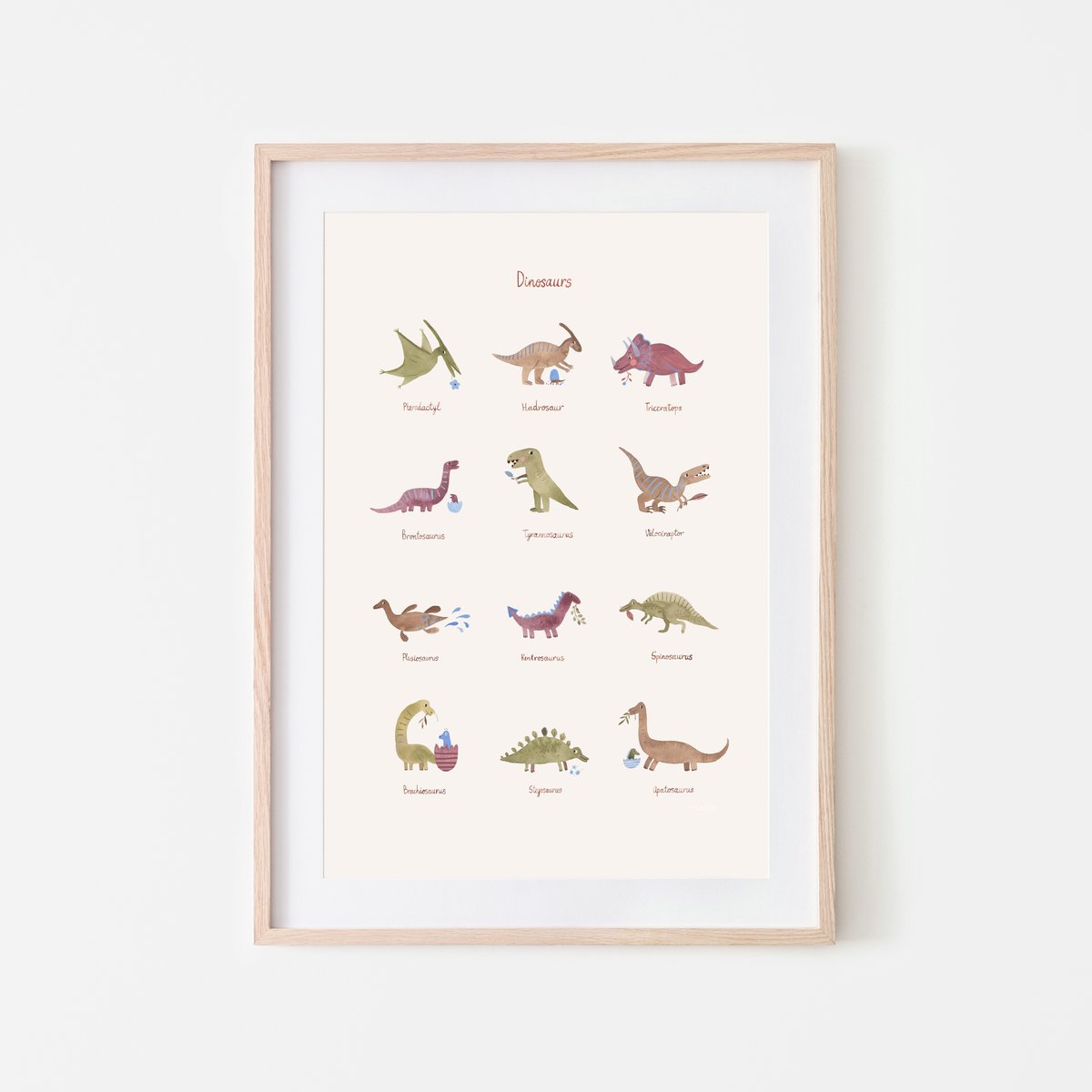 poster dinosaurs L - MUSHIE