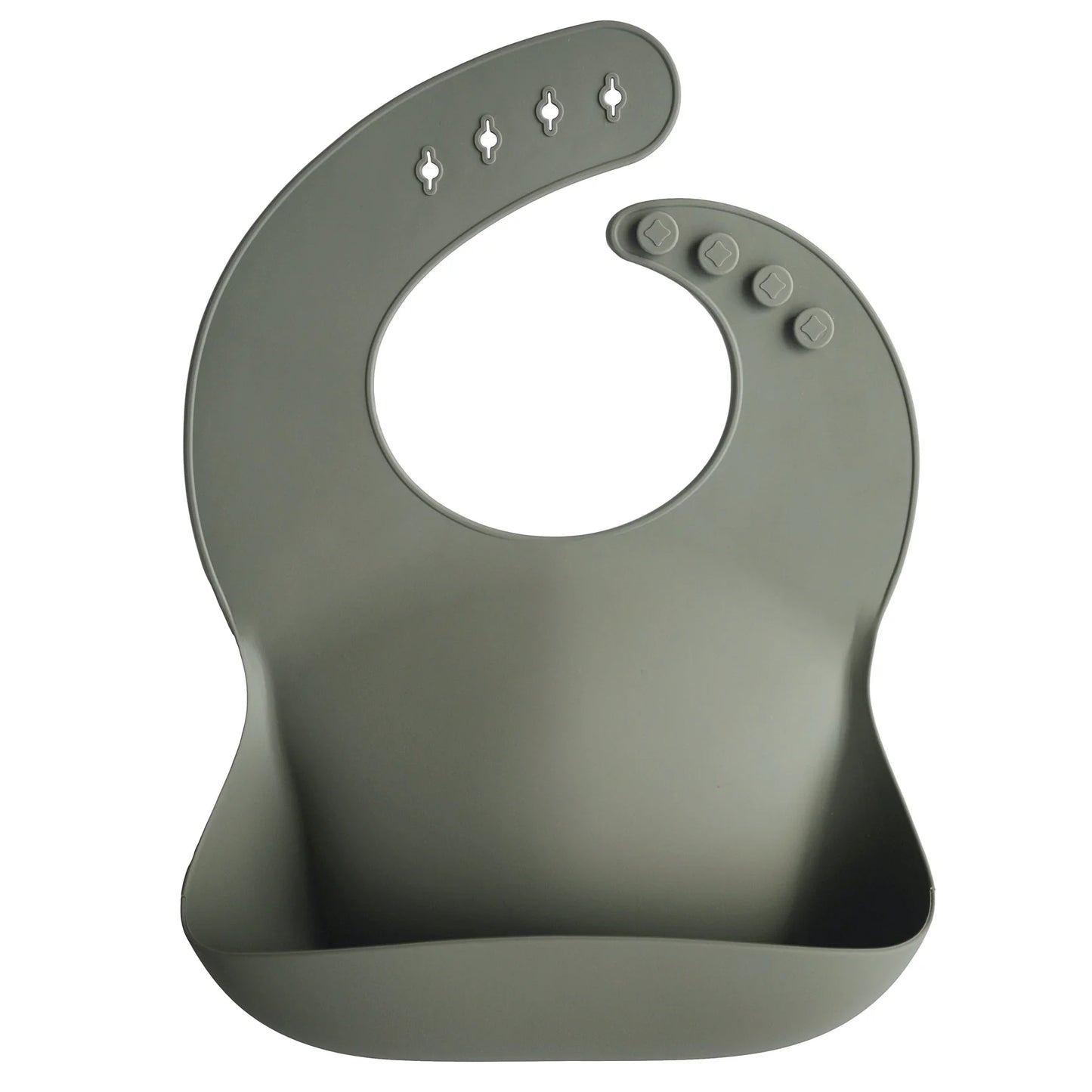 siliconen eetslab, silver sage - MUSHIE