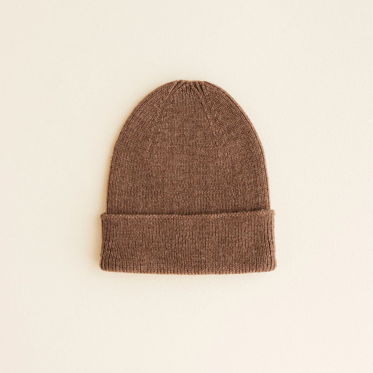 beanie fonzie newborn, mocha - HVID