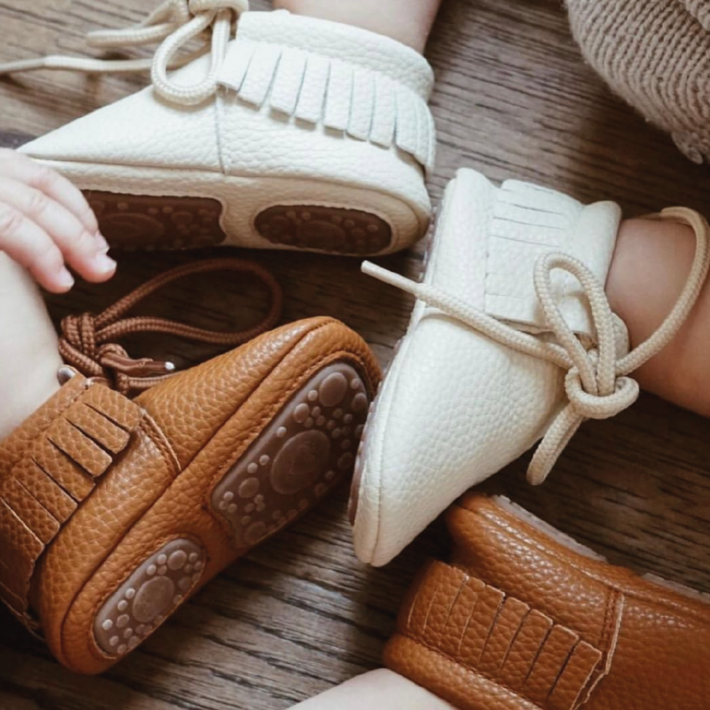 schoentjes little camper, brown - BABY MOCS