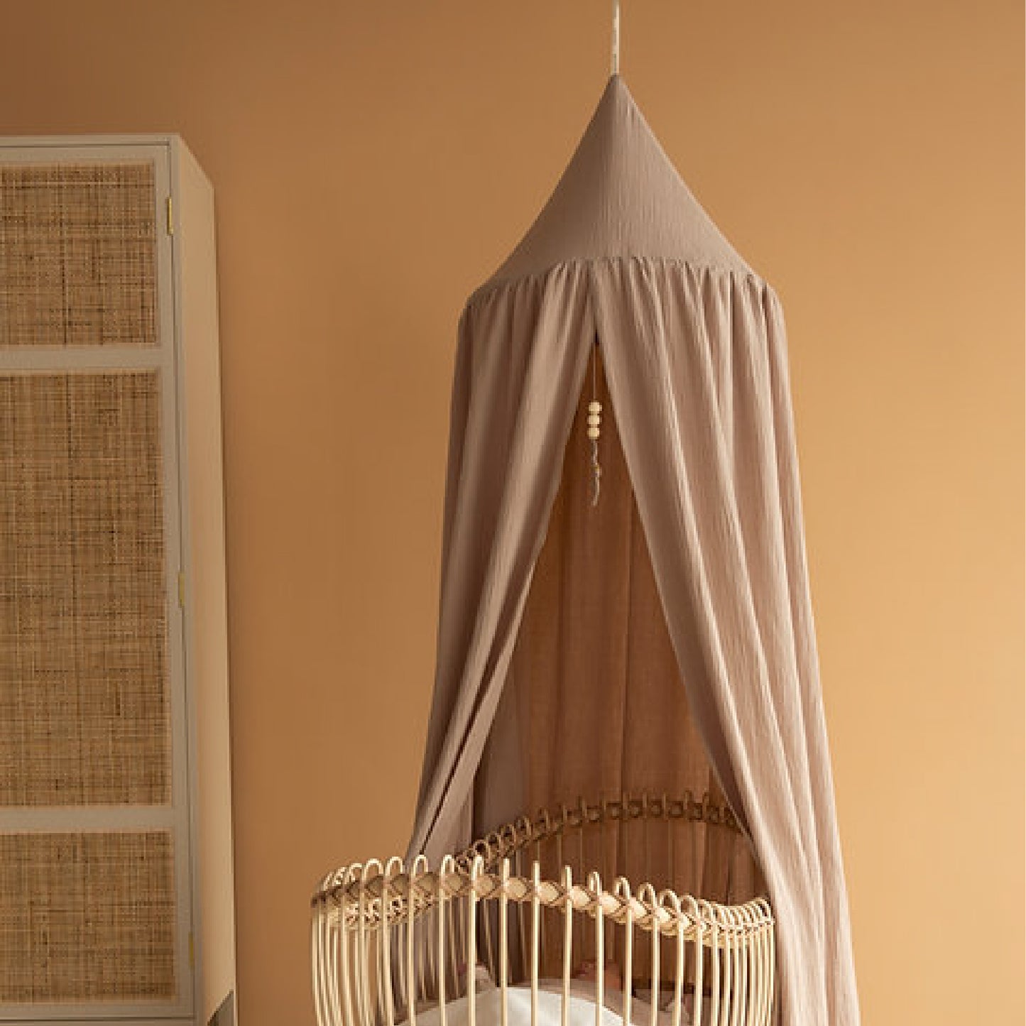 klamboe hydrofiel met vogel, natural - NANAMI