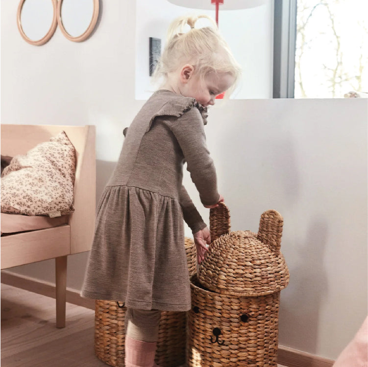 opbergmand set, bear & rabbit - OYOY