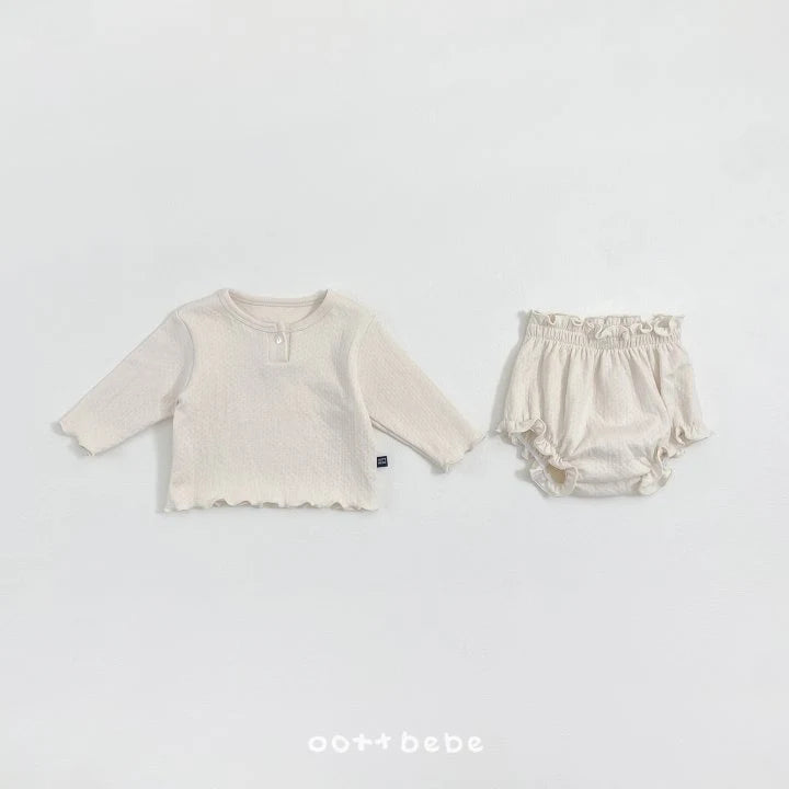 bloomer set, cream - BY JO+LIZ
