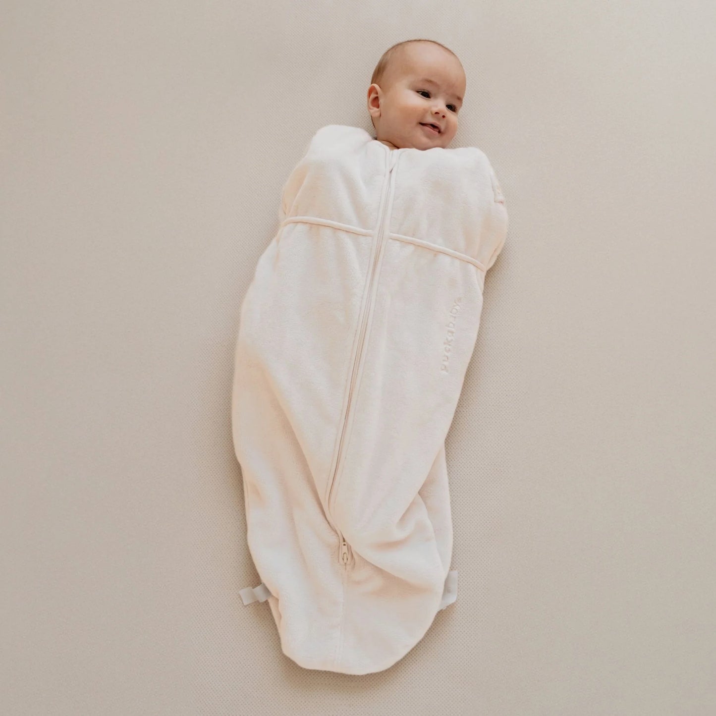 inbakerslaapzak mini teddy, pure, 0.5 TOG - PUCKABABY