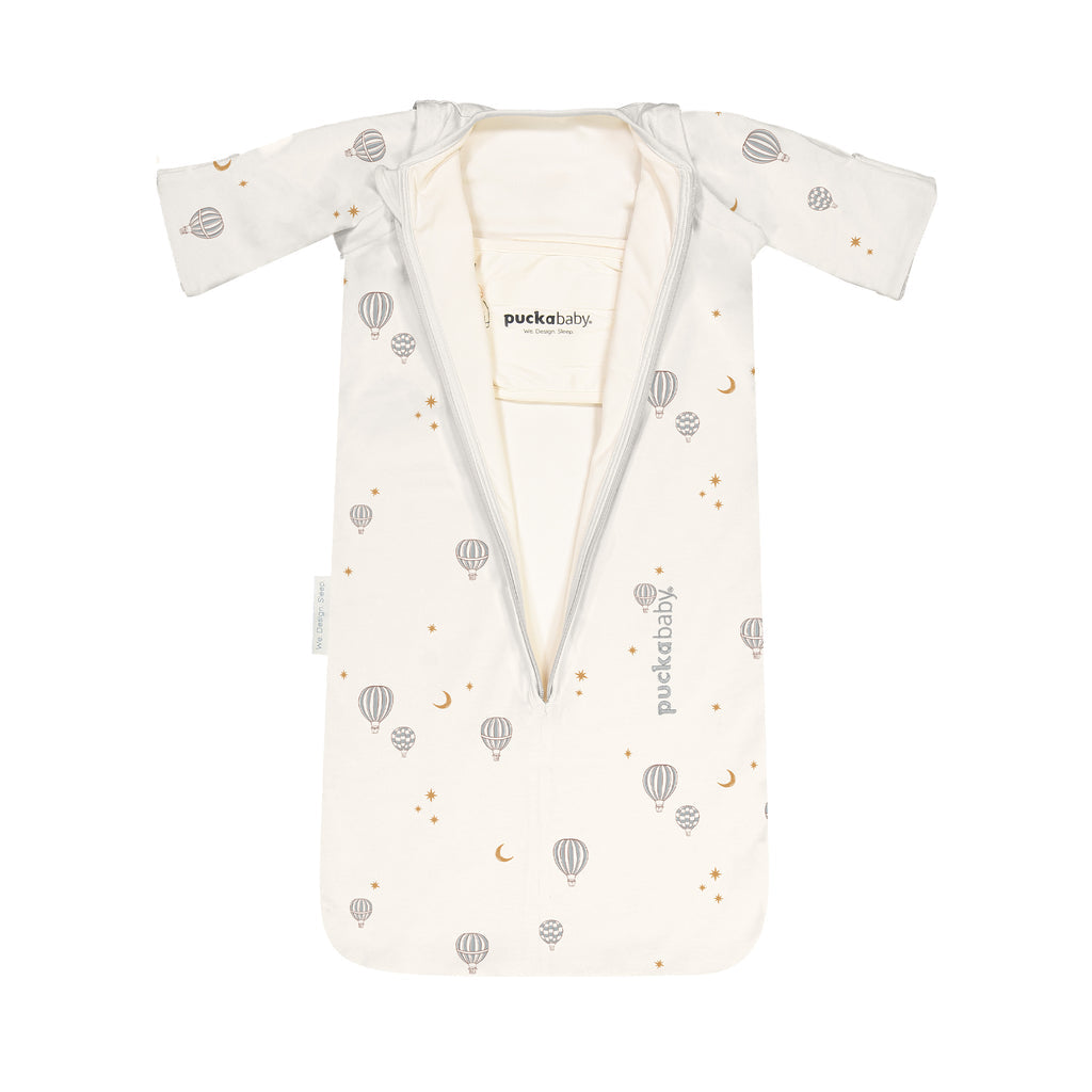 slaapzak newborn, balloons, 0.5 TOG - PUCKABABY