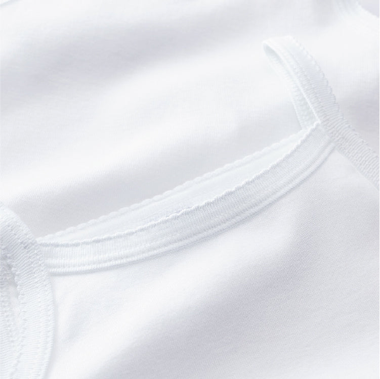 hemdje meisje, 2-pack, wit - PETIT BATEAU