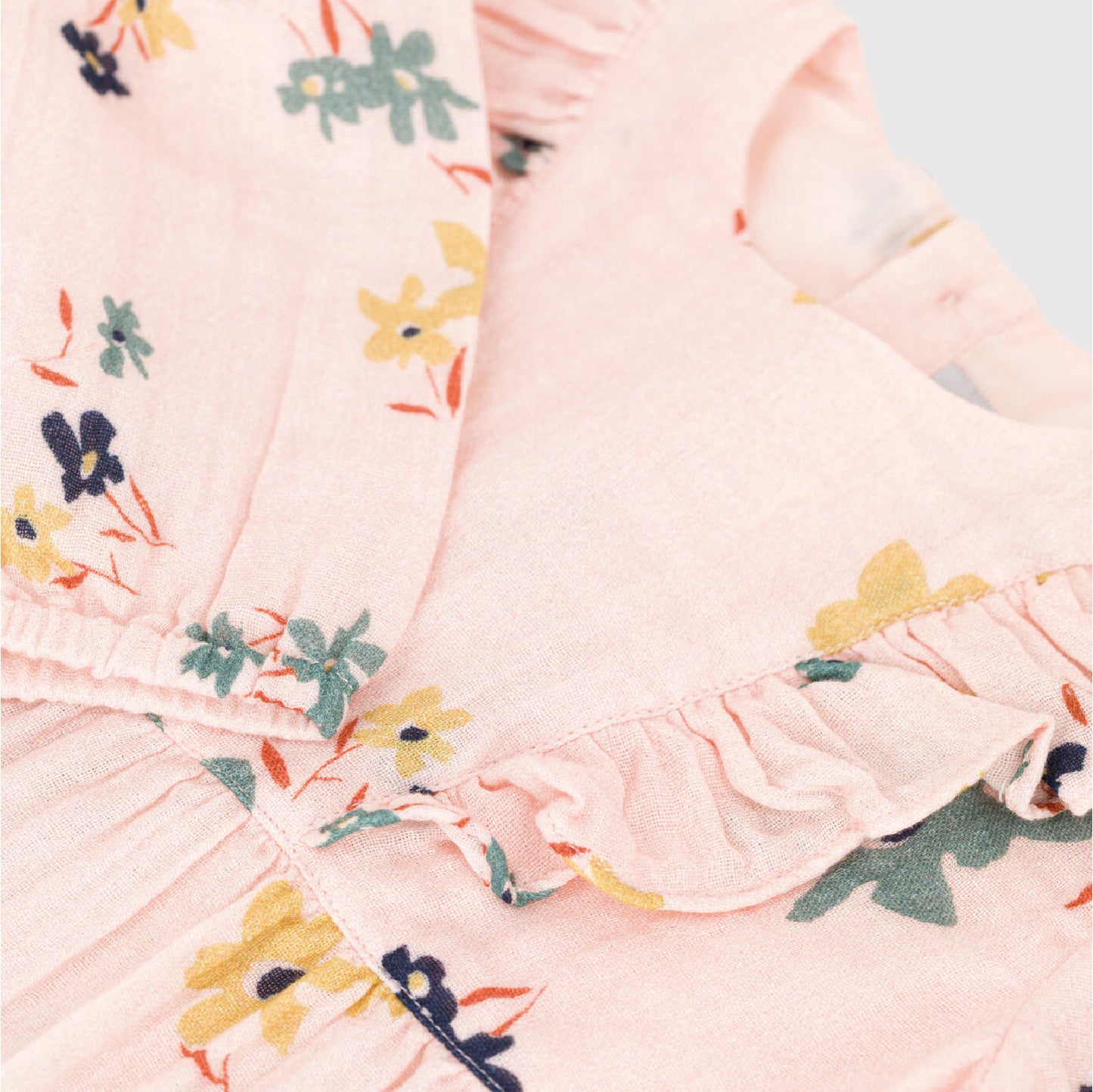 jurkje, bloemenprint - PETIT BATEAU