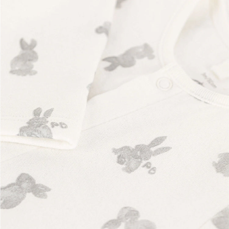 pyjama tubic, konijntjes - PETIT BATEAU