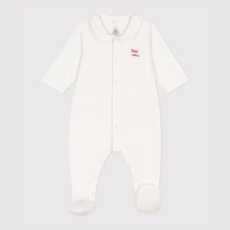 pyjama katoen, petit coeur - PETIT BATEAU