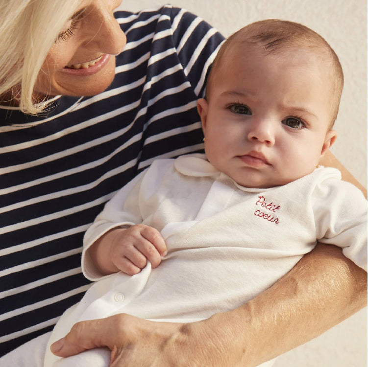 pyjama katoen, petit coeur - PETIT BATEAU