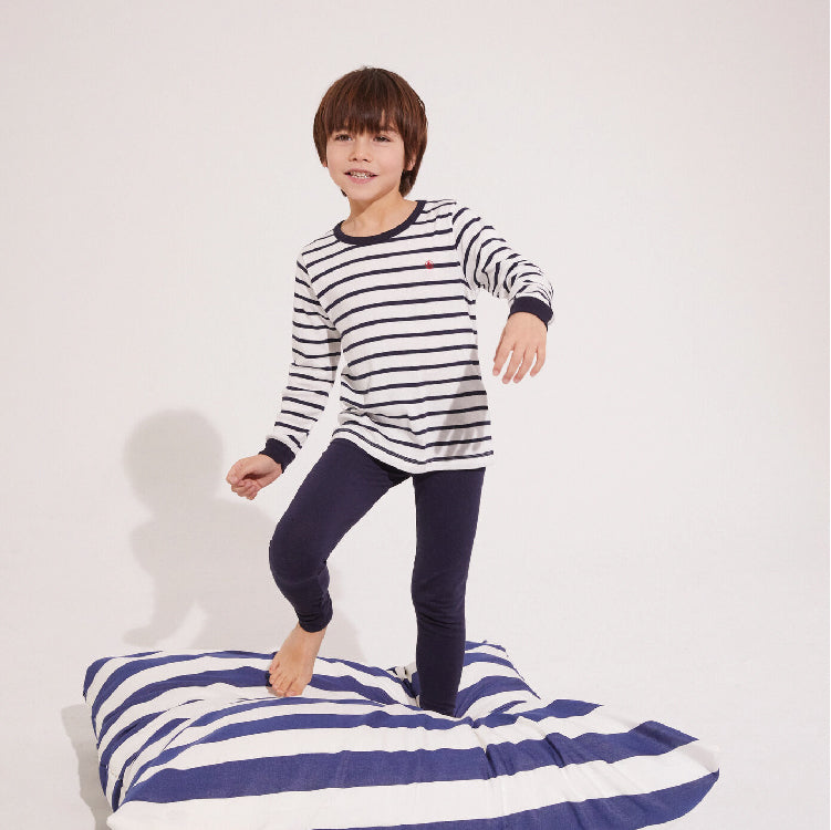 pyjama katoen, marine - PETIT BATEAU