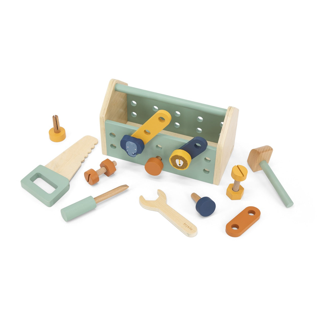 houten gereedschapskist, all animals - TRIXIE
