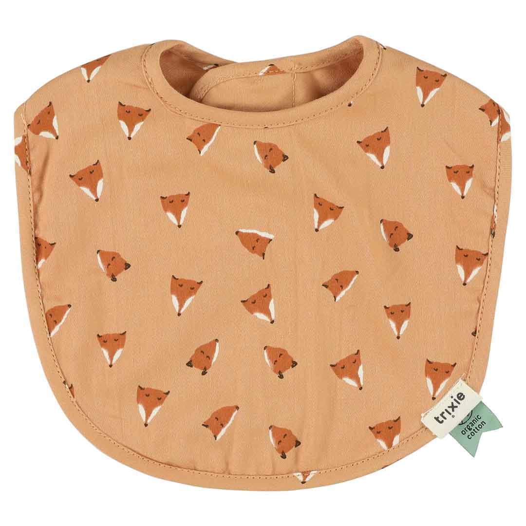 slabbetje newborn, 2-pack, fierce fox - TRIXIE