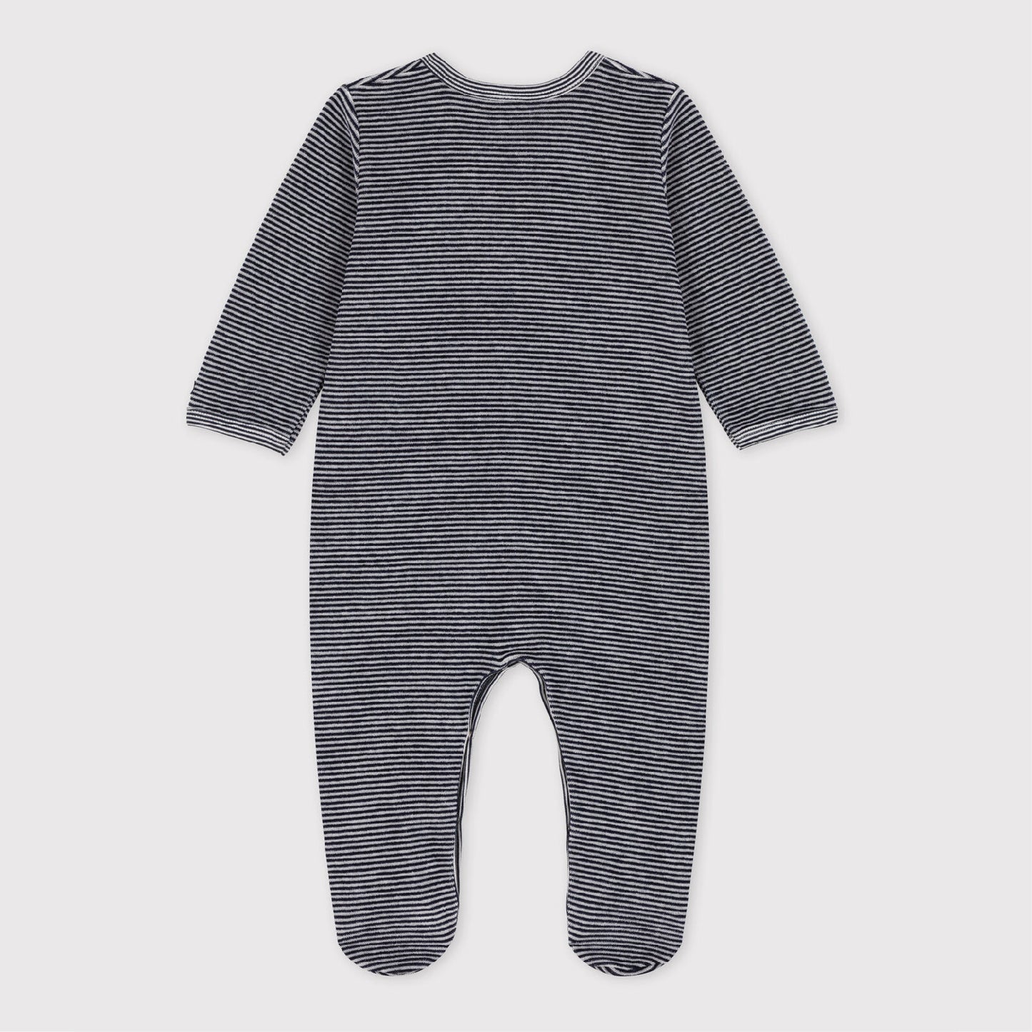 pyjama fluweel, smoking/marshmellow - PETIT BATEAU