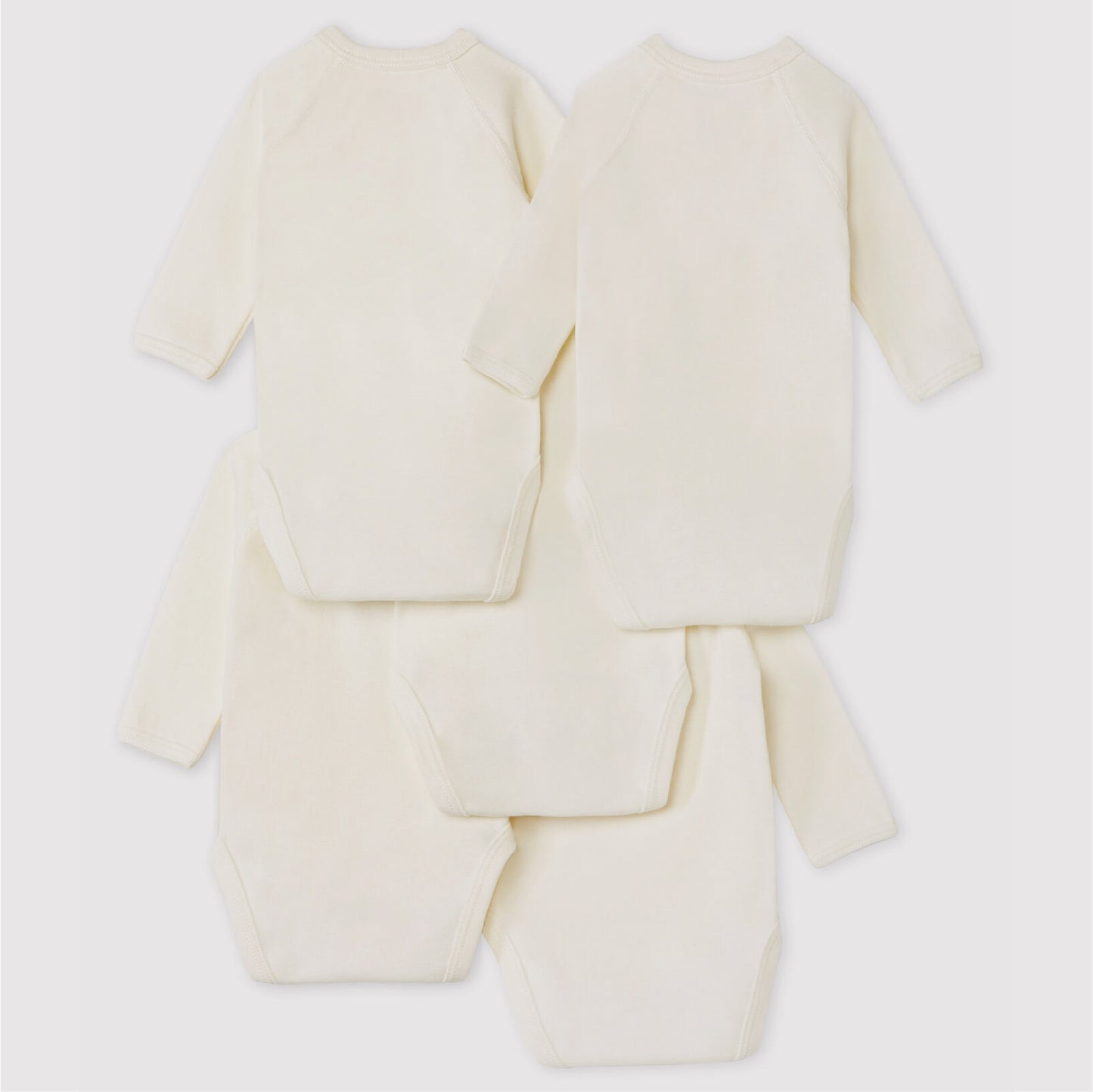 body lange mouw, 5-pack - PETIT BATEAU
