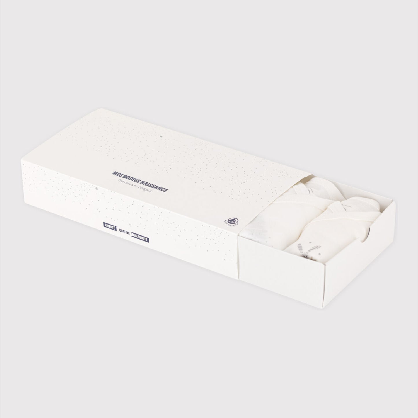 body lange mouw, 5-pack - PETIT BATEAU
