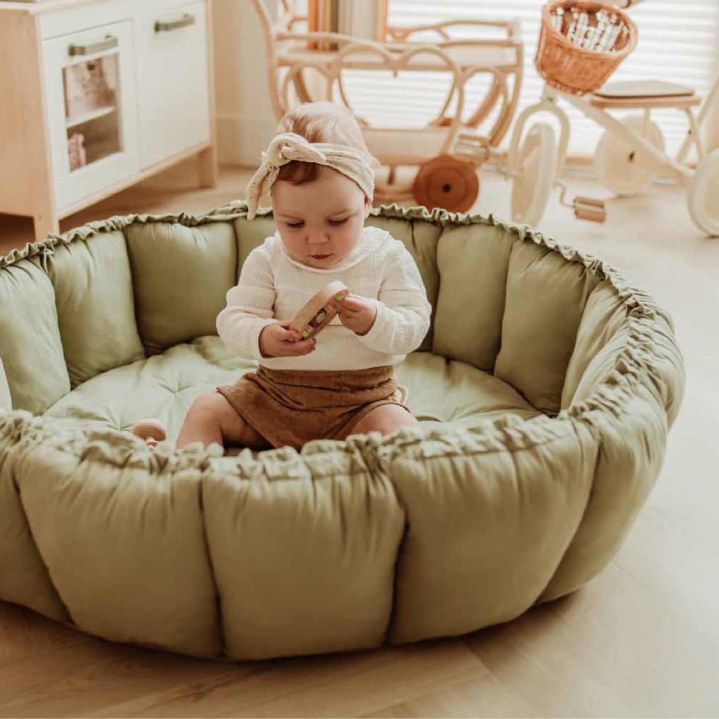 speeltapijt bloom, meadow green - PLAY & GO