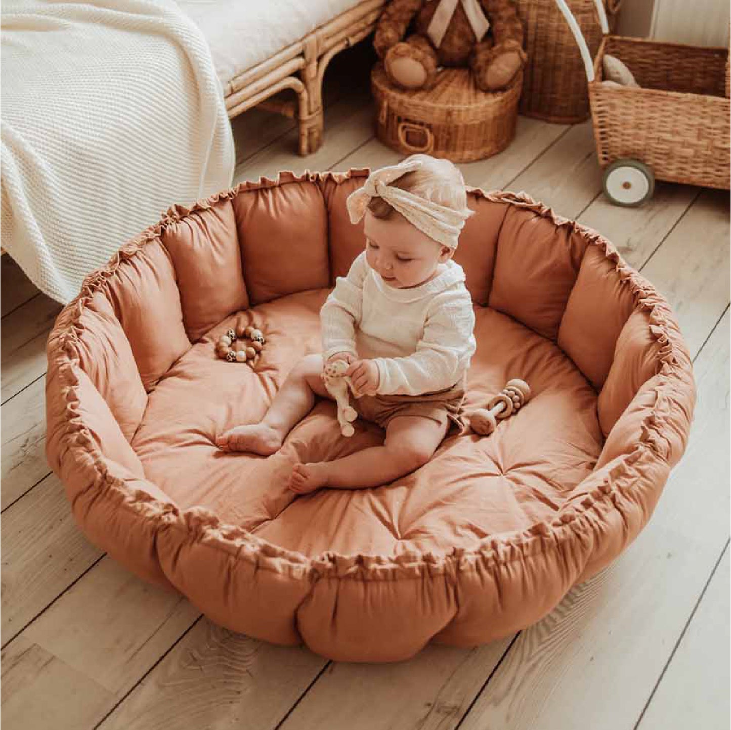 speeltapijt bloom, tawny brown - PLAY & GO