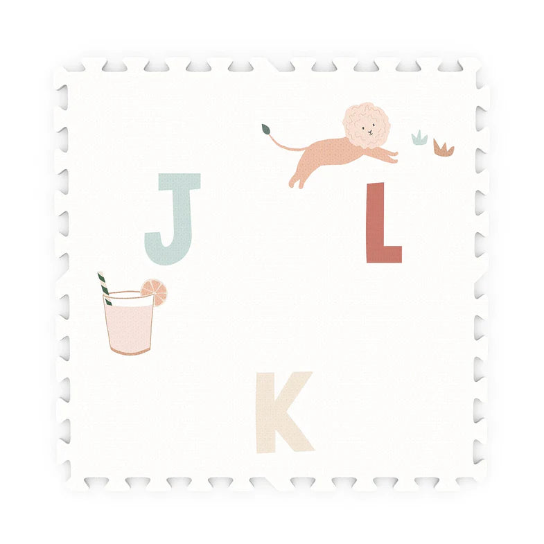 puzzelmat eevaa, alphabet/terrazzo - PLAY & GO